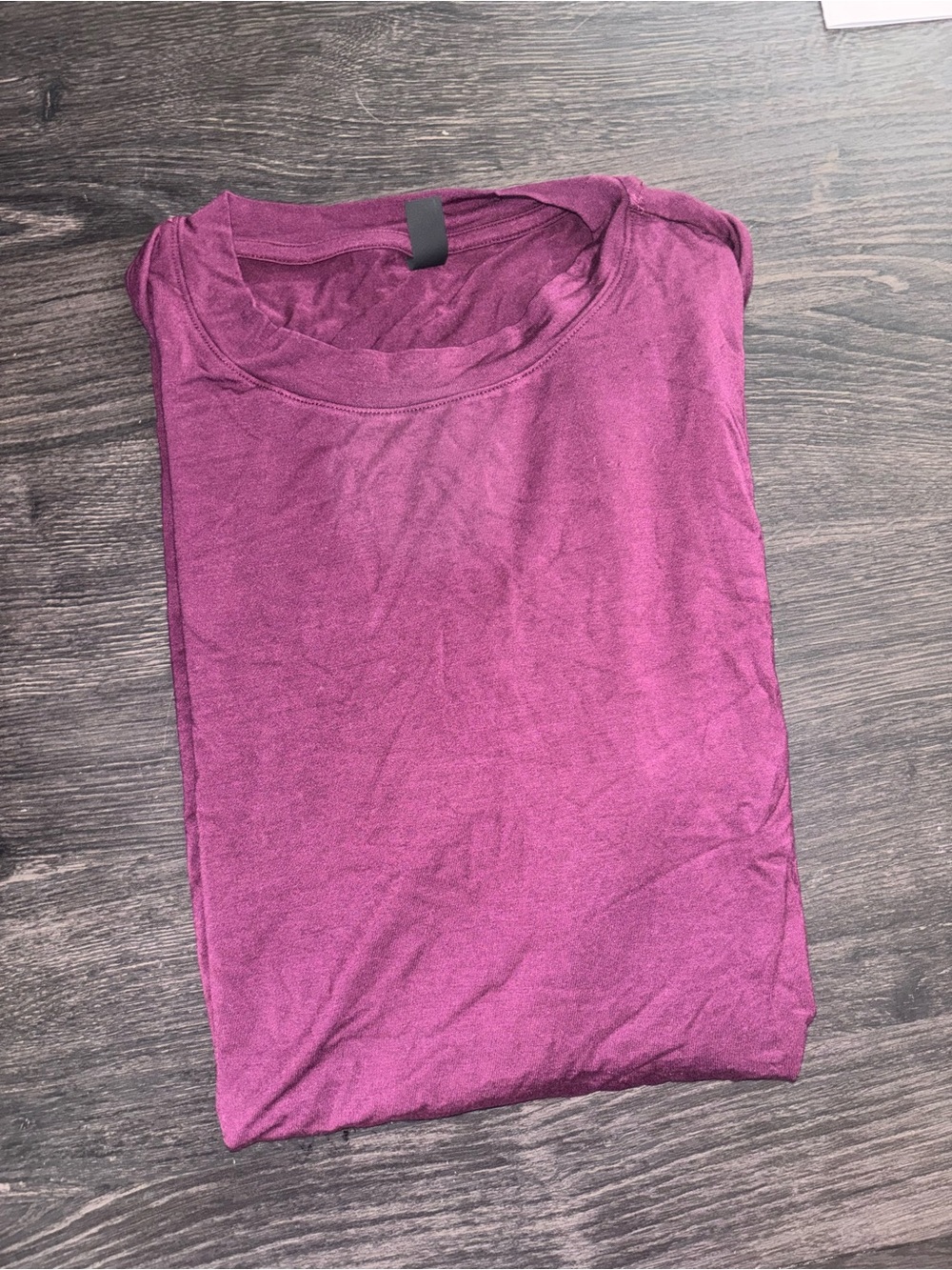 Comfrt Crewneck Tee in Plum